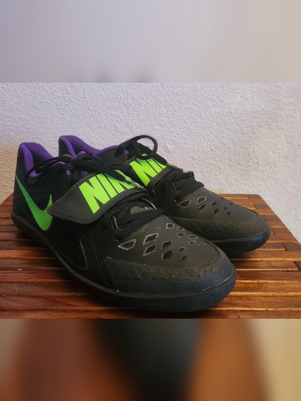 Nike Zoom SD Track & Field Disc Throwing Black Shoes 685135-035 Men's Size 11